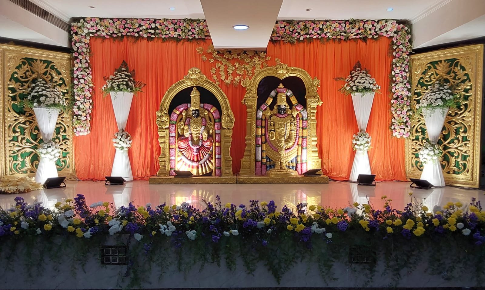 A decorated event at Raj Mahal